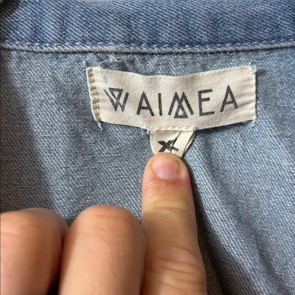 Distressed Blue Denim Jacket Waimea - Picture 3 of 8